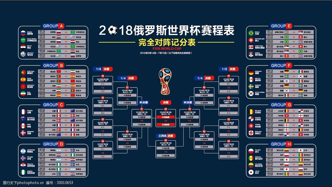 世界杯2018赛程 - 先看世界杯2020赛程表